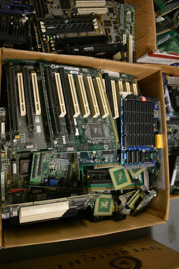 ALL ONE MONEY! Lot of 5 Boxes of Electronic Boards! (south basement 012) - Image 4 of 6
