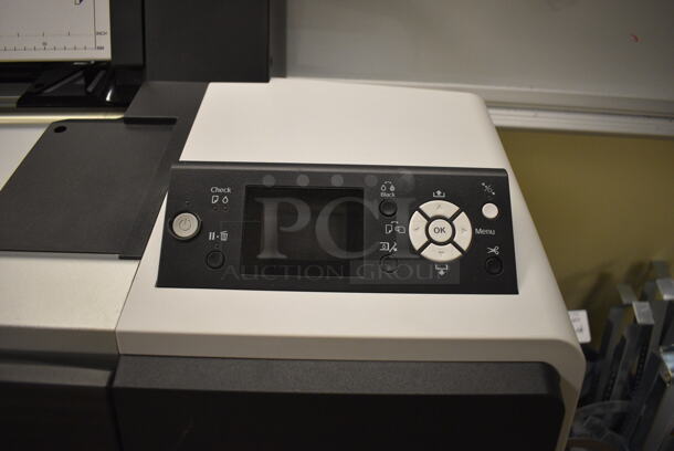 Epson Stylus Pro 9900 Metal Floor Style Large Format Printer. 73.5x26x48. (room 105) - Image 5 of 9