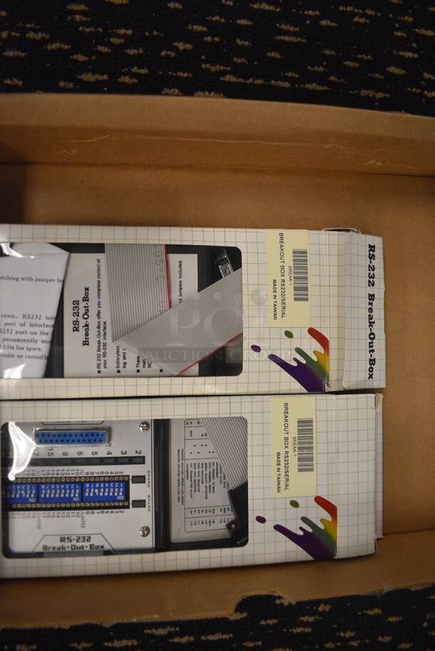 3 RS-232 Break Out Boxes. 3.5x7.5x1. 3 Times Your Bid! (room 204) - Image 3 of 3