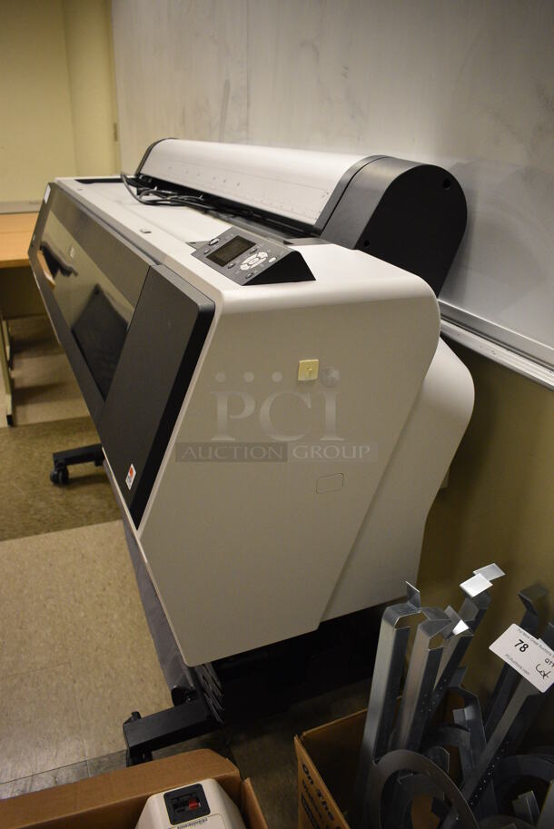 Epson Stylus Pro 9900 Metal Floor Style Large Format Printer. 73.5x26x48. (room 105) - Image 8 of 9