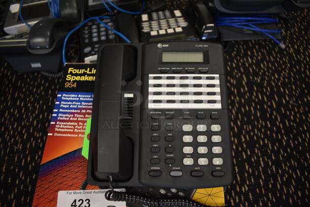 2 IN ORIGINAL BOX! Four Line Intercom Speakerphones. 8x9x4.5. 2 Times Your Bid! (room 204)