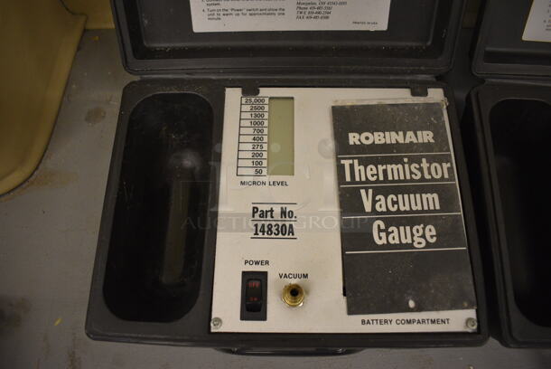 3 Robinair Thermistor Vacuum Gauge in Hard Case. 10x7.5x4. 3 Times Your Bid! (north basement 004) - Image 5 of 7