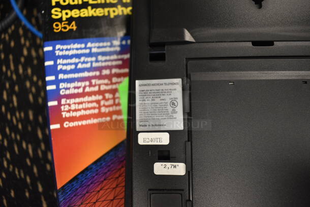 2 IN ORIGINAL BOX! Four Line Intercom Speakerphones. 8x9x4.5. 2 Times Your Bid! (room 204) - Image 3 of 4