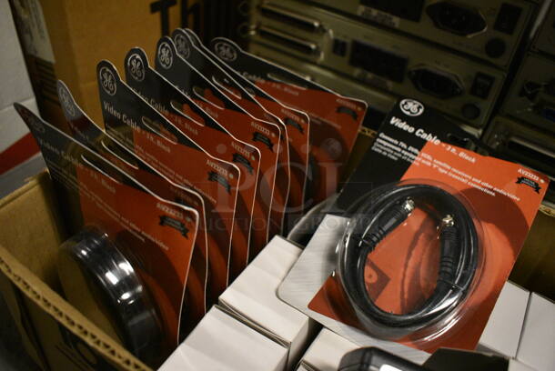 ALL ONE MONEY! Lot of Various Items Including 9 GE Video Cable! (south basement 012) - Image 2 of 3