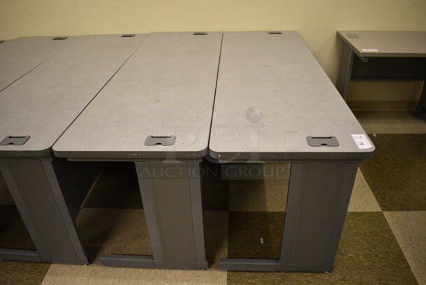 5 Gray Tables. 72x24x29. 5 Times Your Bid! (room 105) - Image 2 of 6