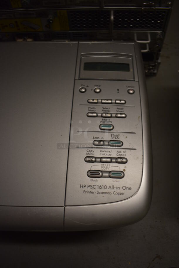 HP PSC 1610 Countertop All In One Scanner Copier Printer. 17x11x7. (south basement 012) - Image 2 of 5