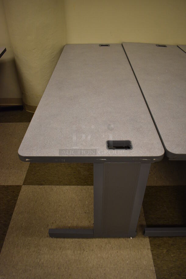 5 Gray Tables. 72x24x29. 5 Times Your Bid! (room 105) - Image 4 of 6