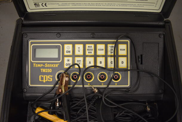 CPS TM250 Temp Seeker in Hard Case. 12x10x3. (north basement 004) - Image 2 of 5