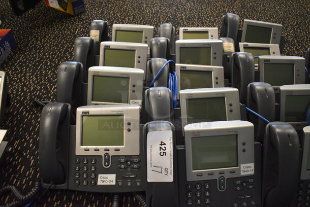 17 Cisco Corded Office Telephones. 11x6x7. 17 Times Your Bid! (room 204) - Image 2 of 4