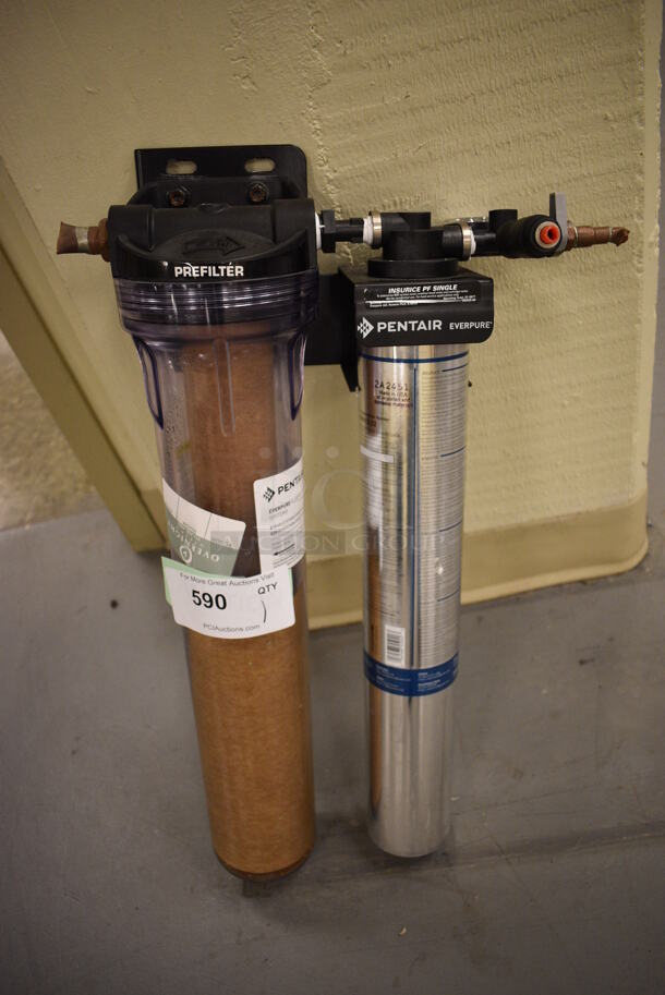 Pentair Everpure Water Filter. 12x6.5x24. (north basement 004) - Image 1 of 5