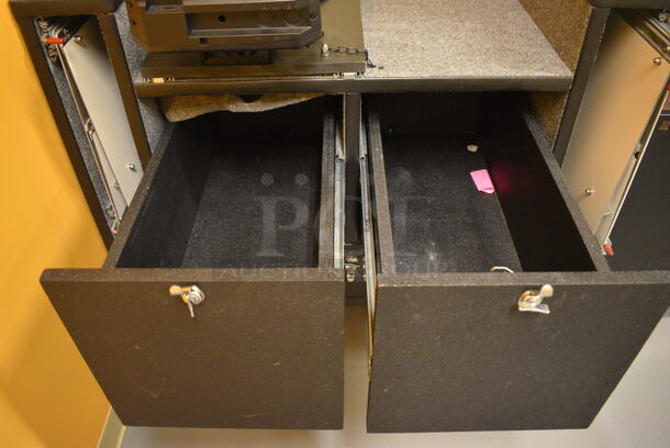 CUSTOM BUILT Security Station for Bed of Pick Up Truck. Does Not Come w/ Dolly. BUYER MUST REMOVE: Give Yourself Ample Time To Remove This Item on Pick Up Day. 40x39x30 - Image 5 of 8