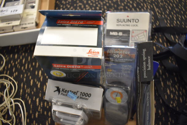 ALL ONE MONEY! Lot of Various Items Including Altimeter, Leica Disto Distancemeter and Meter. (room 204) - Image 3 of 5