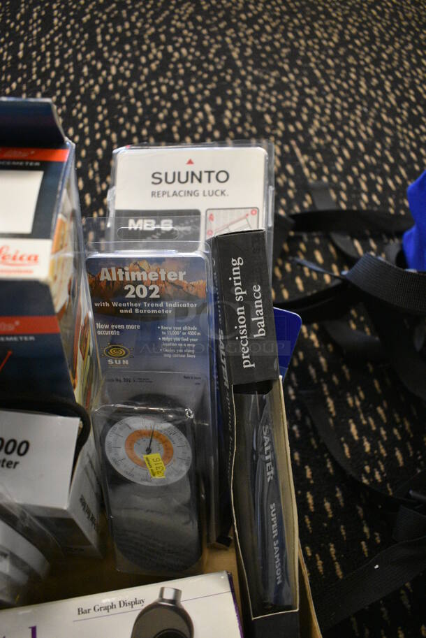 ALL ONE MONEY! Lot of Various Items Including Altimeter, Leica Disto Distancemeter and Meter. (room 204) - Image 4 of 5