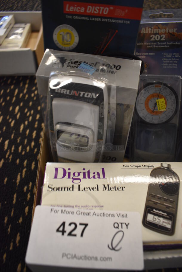 ALL ONE MONEY! Lot of Various Items Including Altimeter, Leica Disto Distancemeter and Meter. (room 204) - Image 5 of 5