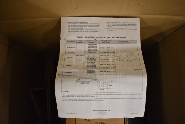 BRAND NEW IN BOX! Inert Gas Charged Indoor Coil. 23x23x20. (north basement 004) - Image 5 of 8