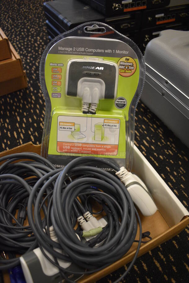 ALL ONE MONEY! Lot of Various Wires and USB Manager. (room 204) - Image 2 of 3