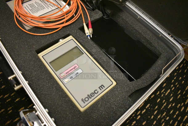 Fotec M Wavelength Reader in Hard Case. 18x14x7. (room 204) - Image 2 of 4