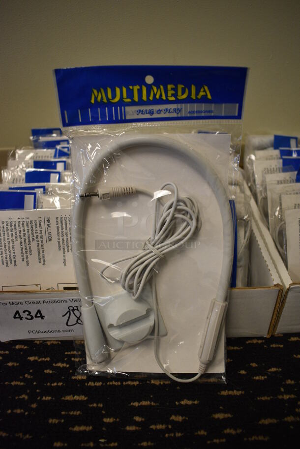 28 BRAND NEW! Multimedia Plug and Ply Accessories. 28 Times Your Bid! (room 204) - Image 1 of 2