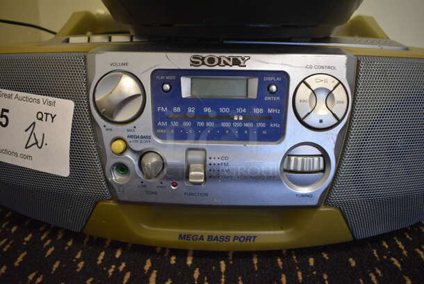 2 Various Radios; Audiovox and Sony. 9x10x6, 17x10x6. 2 Times Your Bid! (room 204) - Image 2 of 4