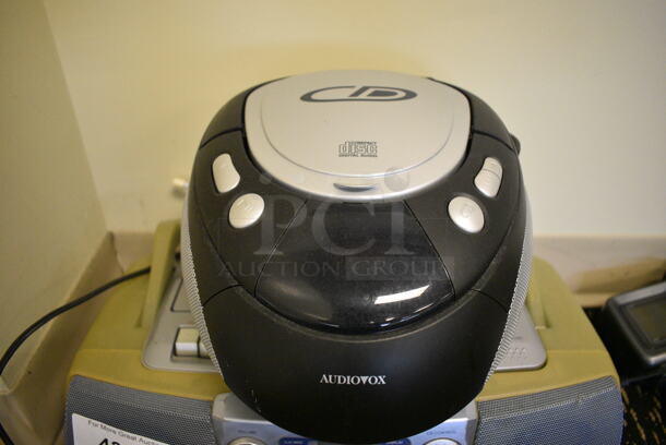 2 Various Radios; Audiovox and Sony. 9x10x6, 17x10x6. 2 Times Your Bid! (room 204) - Image 3 of 4