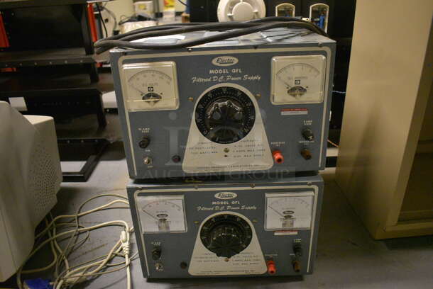 2 Electro Model GFL Metal Filtered DC Power Supply. 16x15x9.5. 2 Times Your Bid! (south basement 012)