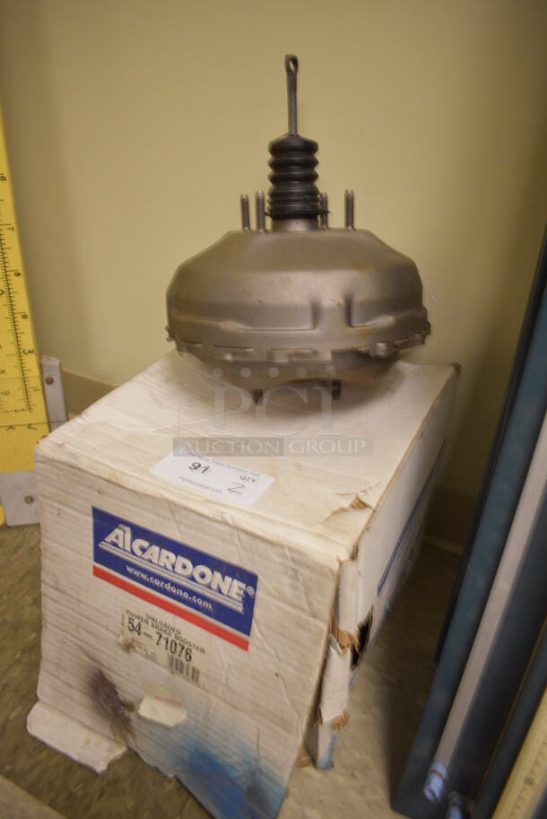 IN ORIGINAL BOX! Alcardone Unloaded Power Brake Booster. 11x11x14. (room 105) - Image 2 of 4