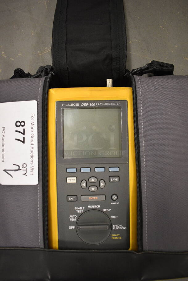 2 Flue Model DSP-100 LAN Cablemeter in Bag. 12x10x3.5. 2 Times Your Bid! (south basement 019) - Image 2 of 7