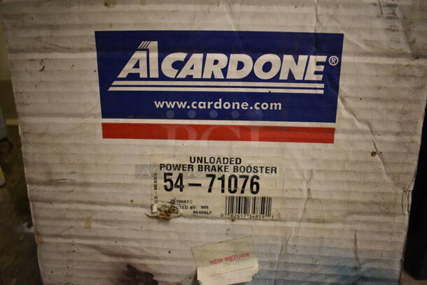 IN ORIGINAL BOX! Alcardone Unloaded Power Brake Booster. 11x11x14. (room 105) - Image 3 of 4