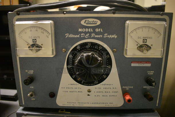 2 Electro Model GFL Metal Filtered DC Power Supply. 16x15x9.5. 2 Times Your Bid! (south basement 012) - Image 3 of 5