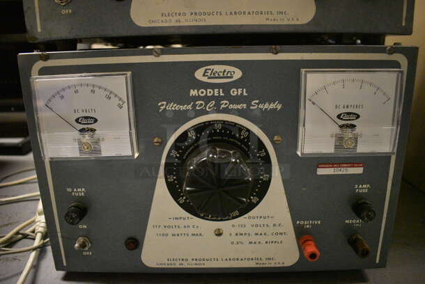 2 Electro Model GFL Metal Filtered DC Power Supply. 16x15x9.5. 2 Times Your Bid! (south basement 012) - Image 4 of 5