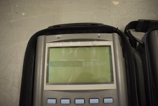 3 Fluke Model 675 Lanmeter in Case. 8x12x4. 3 Times Your Bid! (south basement 019) - Image 3 of 5