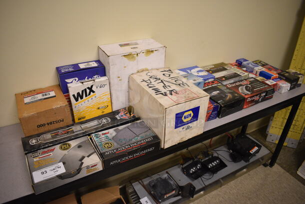 ALL ONE MONEY! Lot of Various Car Parts Including Disc Brake Pads and Brake Shoes! (room 105)