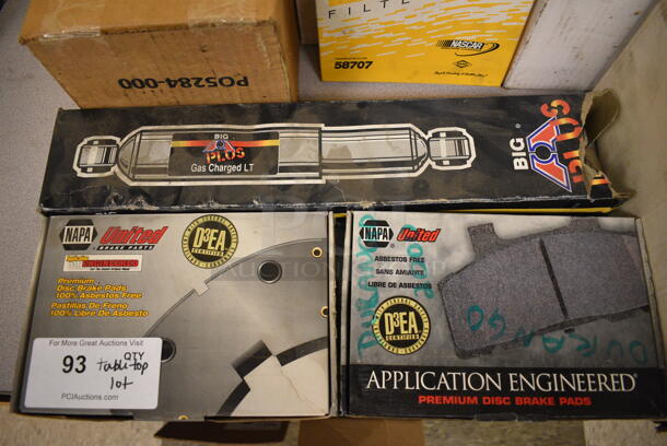ALL ONE MONEY! Lot of Various Car Parts Including Disc Brake Pads and Brake Shoes! (room 105) - Image 2 of 10
