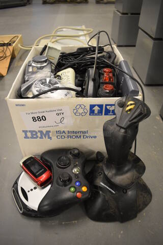 ALL ONE MONEY! Lot of Various Retro Electronics Including Controller, Phone and Walkman! (south basement 019)