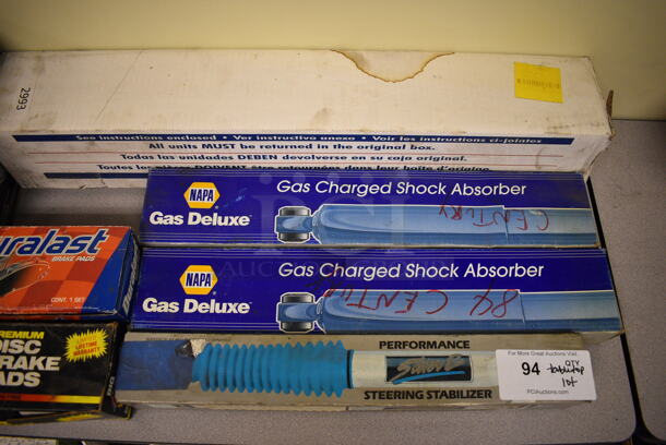ALL ONE MONEY! Lot of Various Car Parts Including Disc Brake Pads and Gas Charged Shock Absorber! (room 105) - Image 2 of 10