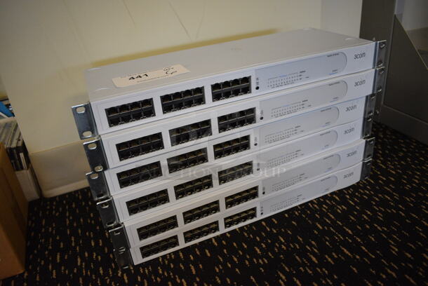 6 3Com Baseline 10/100 HUB. 19x6.5x1.5. 6 Times Your Bid! (room 204) - Image 6 of 6
