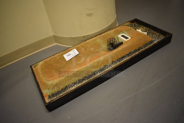 Diorama. 40x15.5x5. (south basement hallway) - Image 2 of 4