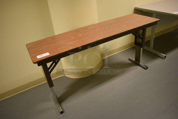 Wood Pattern Table. 60x18x29. (south basement hallway) - Image 3 of 3