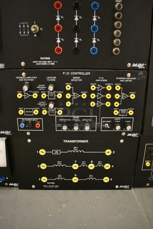 15 Various Lab Volt Units; Regulating Autotransformer, Data Acquisition and Control Interface, Power Diodes. Includes 11x16.5x6. 15 Times Your Bid! (south basement 019) - Image 3 of 7