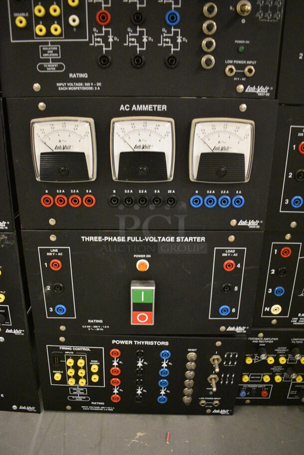 15 Various Lab Volt Units; Regulating Autotransformer, Data Acquisition and Control Interface, Power Diodes. Includes 11x16.5x6. 15 Times Your Bid! (south basement 019) - Image 4 of 7