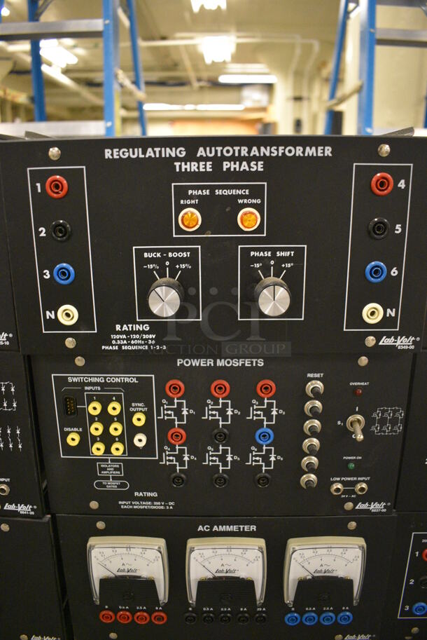 15 Various Lab Volt Units; Regulating Autotransformer, Data Acquisition and Control Interface, Power Diodes. Includes 11x16.5x6. 15 Times Your Bid! (south basement 019) - Image 5 of 7
