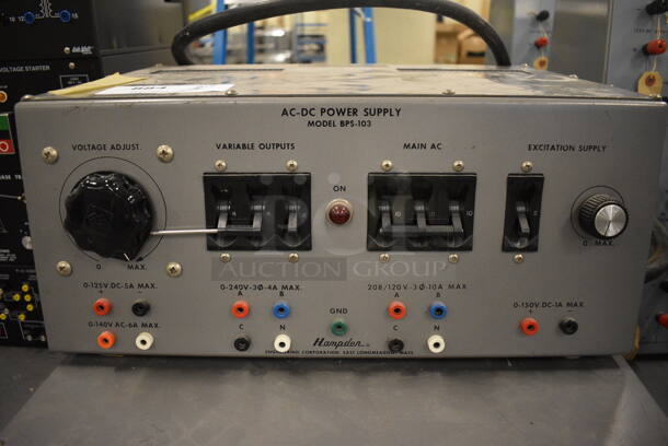 3 Hampden Model BPS-103 AC DC Power Supply. 19x13.5x8. 3 Times Your Bid! (south basement 019) - Image 3 of 5