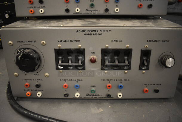 3 Hampden Model BPS-103 AC DC Power Supply. 19x13.5x8. 3 Times Your Bid! (south basement 019) - Image 4 of 5