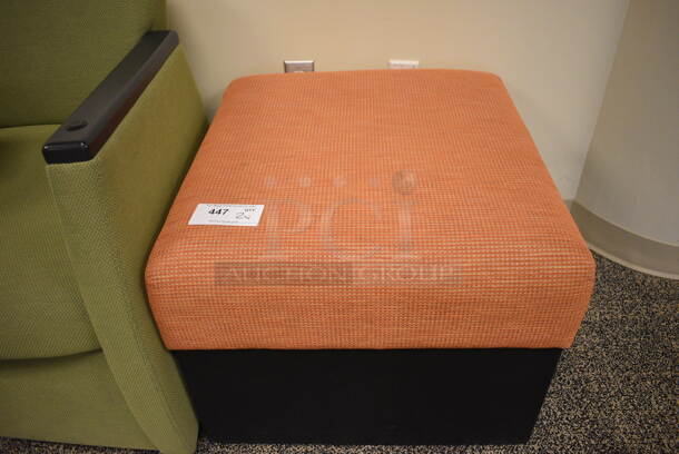 2 Various Items; Green Chair w/ Desktop and Orange Chair. 24x25x19, 28x26x30. 2 Times Your Bid! (room 208) - Image 4 of 5