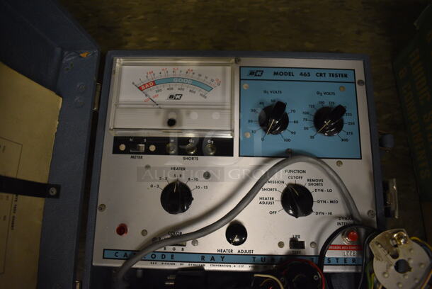 BK Model 465 Metal CRT Tester. 11.5x10.5x4.5. (room 105) - Image 3 of 5