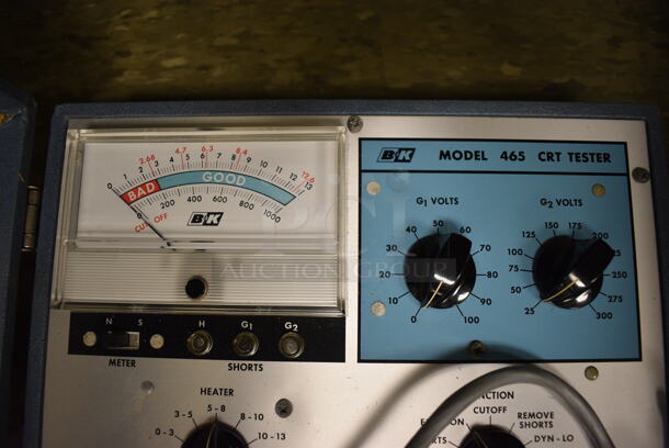 BK Model 465 Metal CRT Tester. 11.5x10.5x4.5. (room 105) - Image 4 of 5