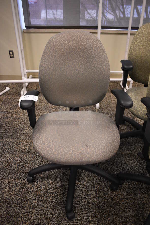 3 Various Office Chairs w/ Arm Rests on Casters. Includes 24x22x39. 3 Times Your Bid! (room 208) - Image 3 of 5