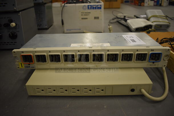 2 Various Items Including IBM 8228 and Kensington MasterPiece. 19x6.5x2.5, 13.5x13.5x1.5. 2 Times Your Bid! (south basement 019)