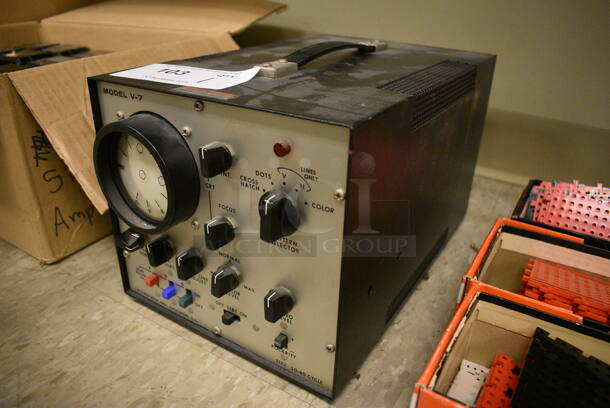Lectrotech Model V-7 Metal Vectorscope. 8.5x14x8. (room 105) - Image 2 of 5