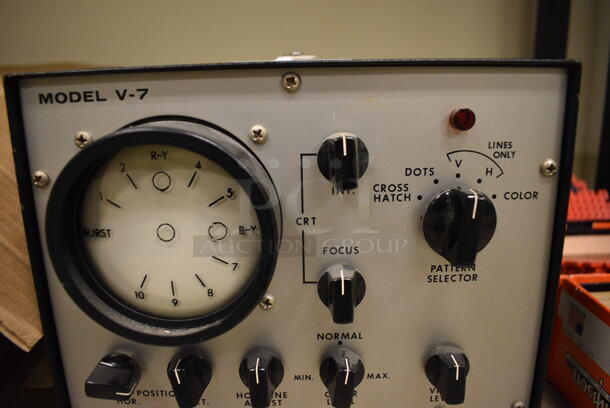 Lectrotech Model V-7 Metal Vectorscope. 8.5x14x8. (room 105) - Image 3 of 5